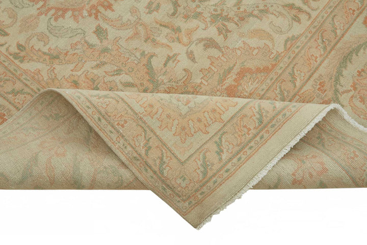 10x14 Beige Vintage Large Area Rug - 49221