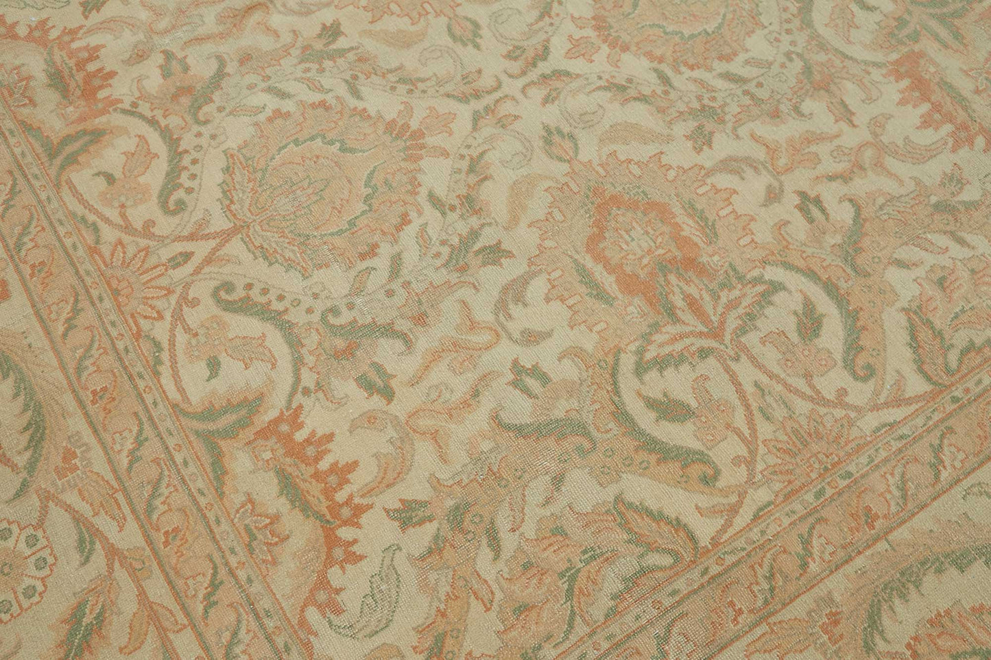 10x14 Beige Vintage Large Area Rug - 49221