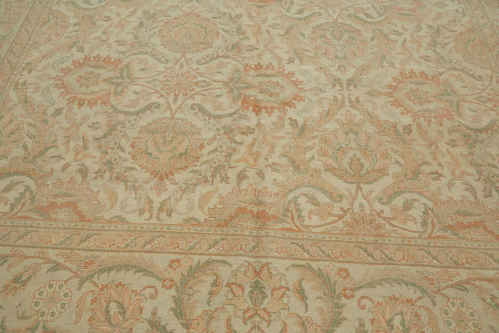 10x14 Beige Vintage Large Area Rug - 49221