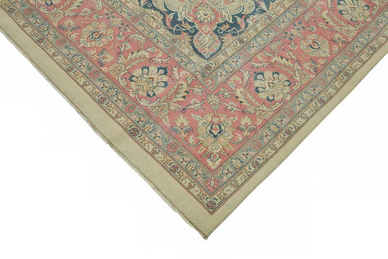 10x14 Beige Vintage Large Area Rug - 49222