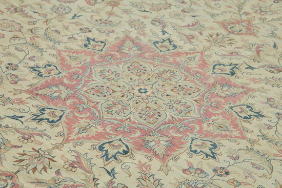 10x14 Beige Vintage Large Area Rug - 49222