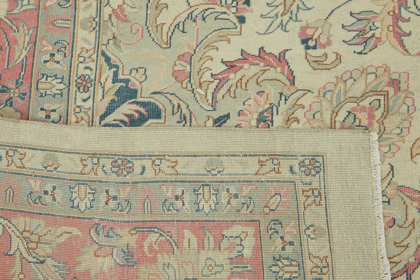 10x14 Beige Vintage Large Area Rug - 49222