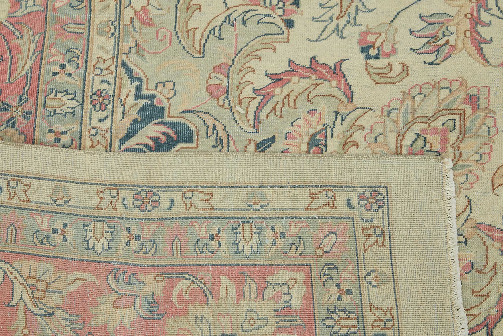 10x14 Beige Vintage Large Area Rug - 49222