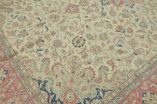 10x14 Beige Vintage Large Area Rug - 49222