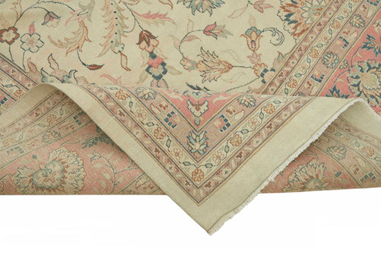 12x12 Beige Vintage Large Area Rug - 49223