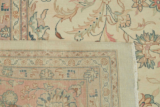 12x12 Beige Vintage Large Area Rug - 49223