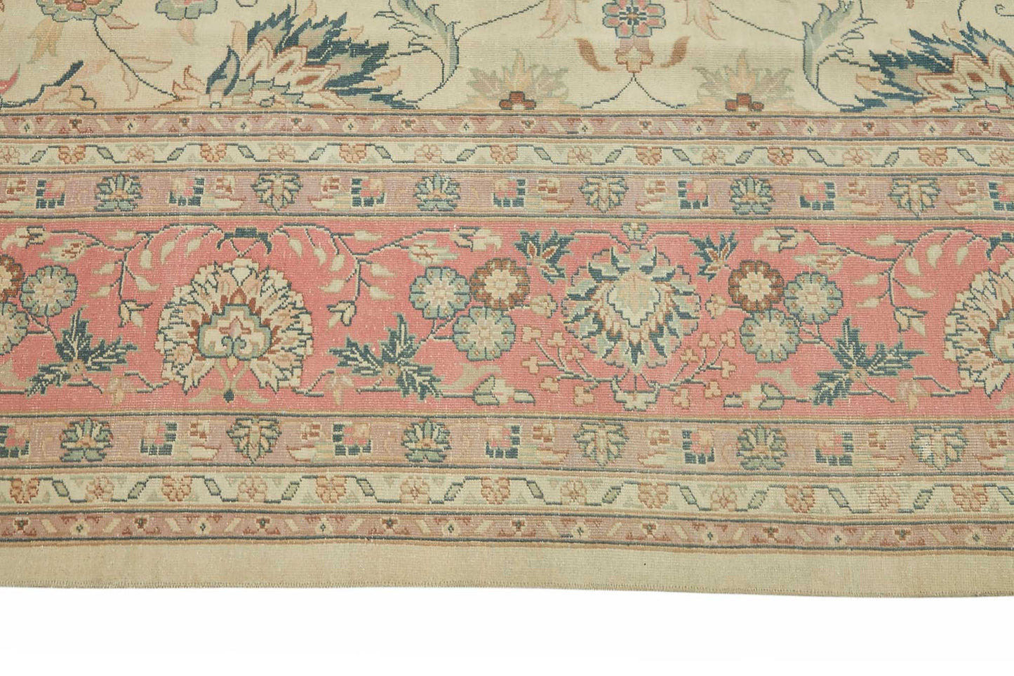 12x12 Beige Vintage Large Area Rug - 49223