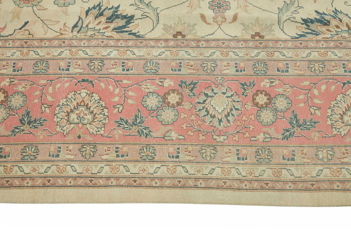 12x12 Beige Vintage Large Area Rug - 49223