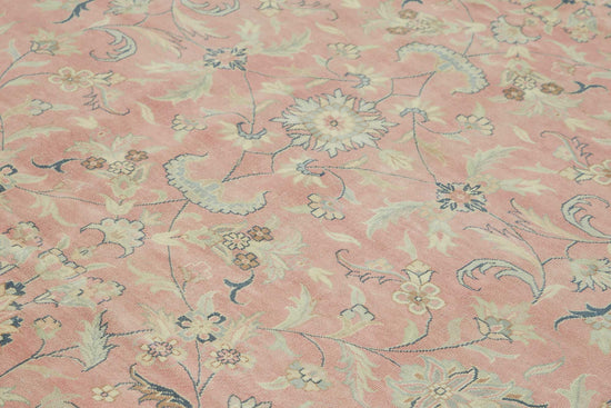 12x12 Beige Vintage Large Area Rug - 49224