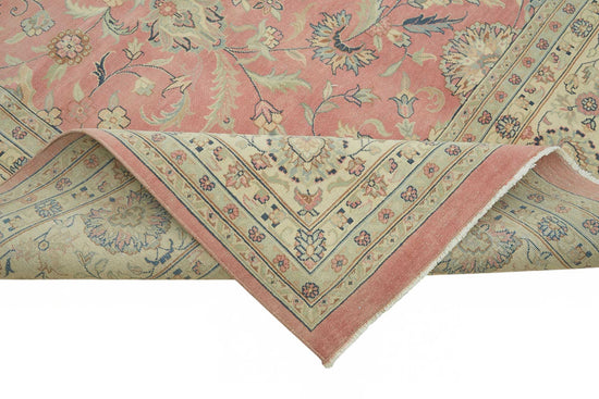 12x12 Beige Vintage Large Area Rug - 49224