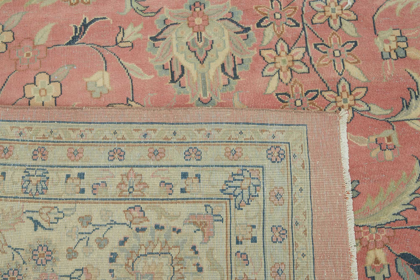 12x12 Beige Vintage Large Area Rug - 49224