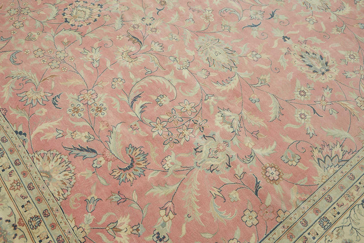 12x12 Beige Vintage Large Area Rug - 49224