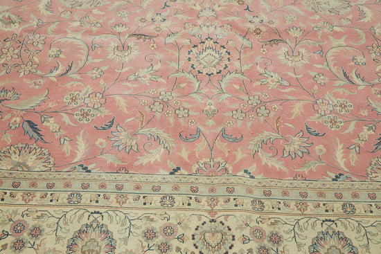 12x12 Beige Vintage Large Area Rug - 49224