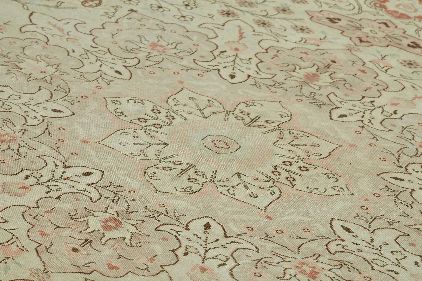 10x14 Beige Vintage Large Area Rug - 49226