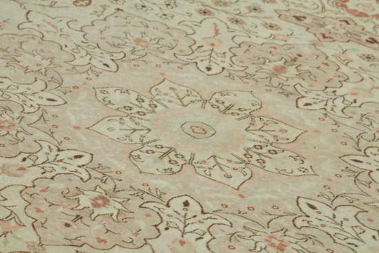 10x14 Beige Vintage Large Area Rug - 49226