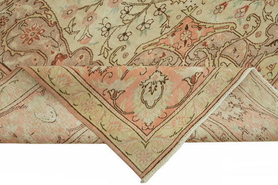 10x14 Beige Vintage Large Area Rug - 49226