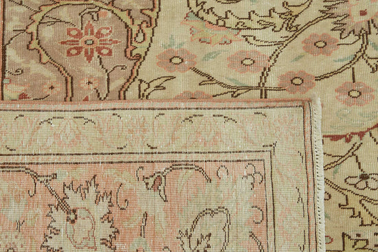 10x14 Beige Vintage Large Area Rug - 49226