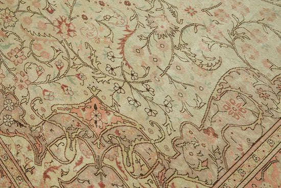 10x14 Beige Vintage Large Area Rug - 49226