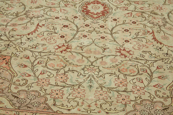 10x14 Beige Vintage Large Area Rug - 49226