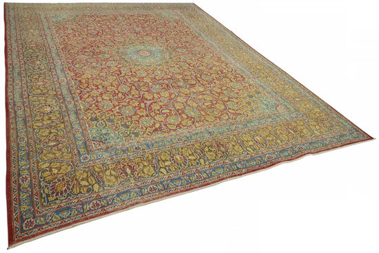9x13 Red Vintage Large Area Rug - 49227