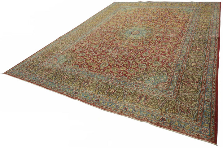 9x13 Red Vintage Large Area Rug - 49227