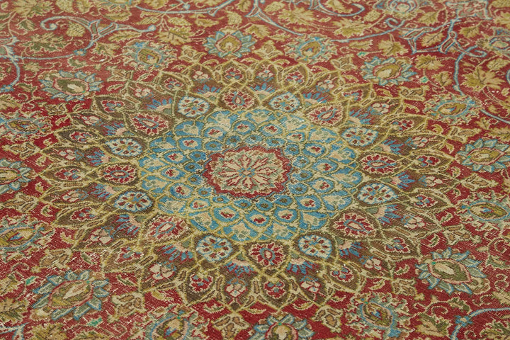 9x13 Red Vintage Large Area Rug - 49227