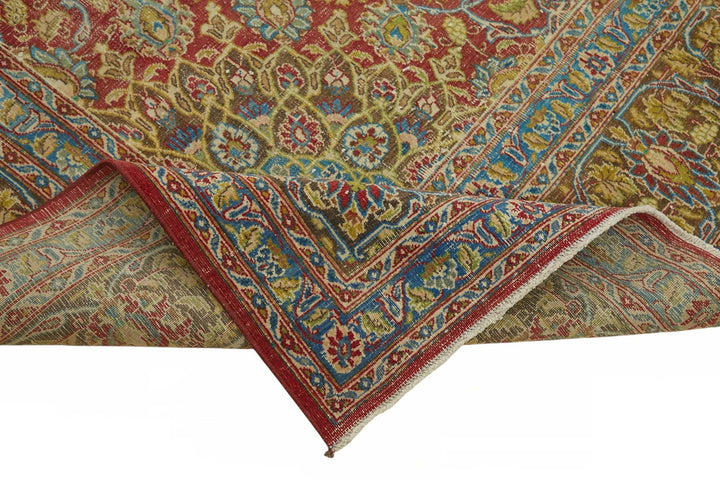 9x13 Red Vintage Large Area Rug - 49227