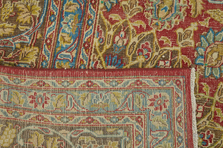 9x13 Red Vintage Large Area Rug - 49227