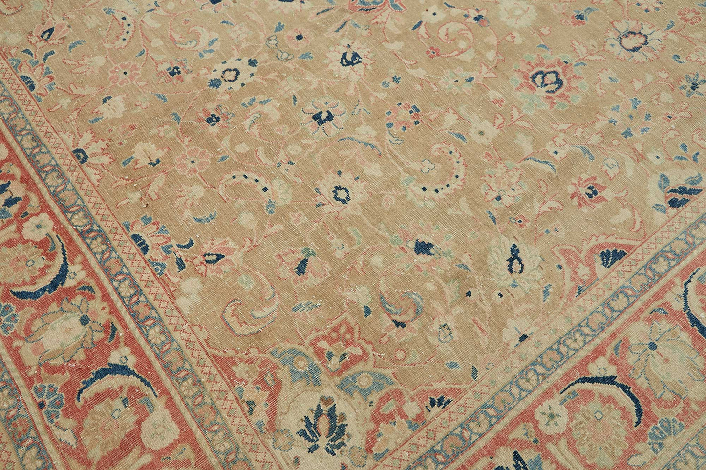 9x13 Beige Vintage Large Area Rug - 49228