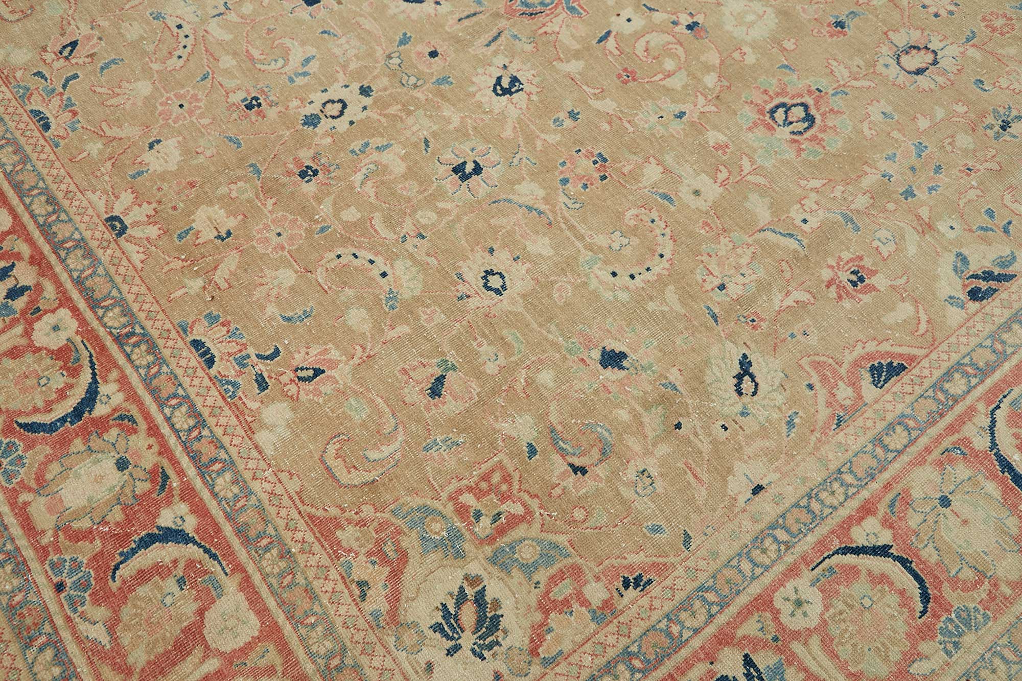 9x13 Beige Vintage Large Area Rug - 49228