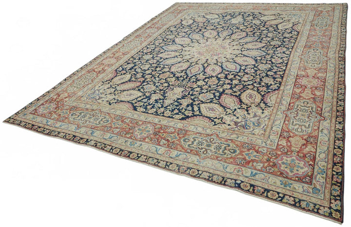 9x12 Beige Vintage Large Area Rug - 49229