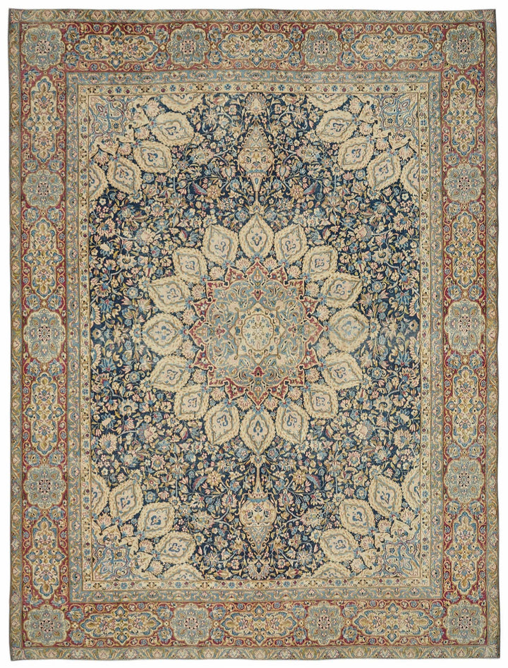 10x13 Beige Vintage Large Area Rug - 49230