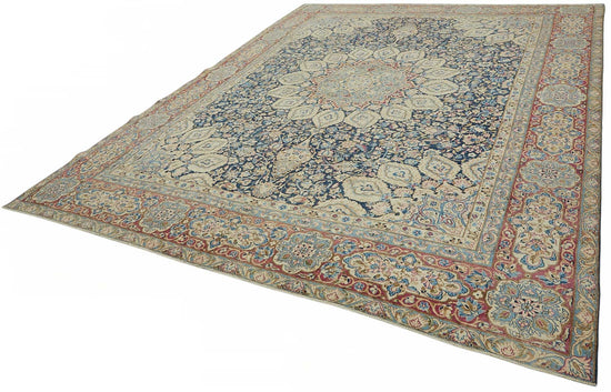 10x13 Beige Vintage Large Area Rug - 49230