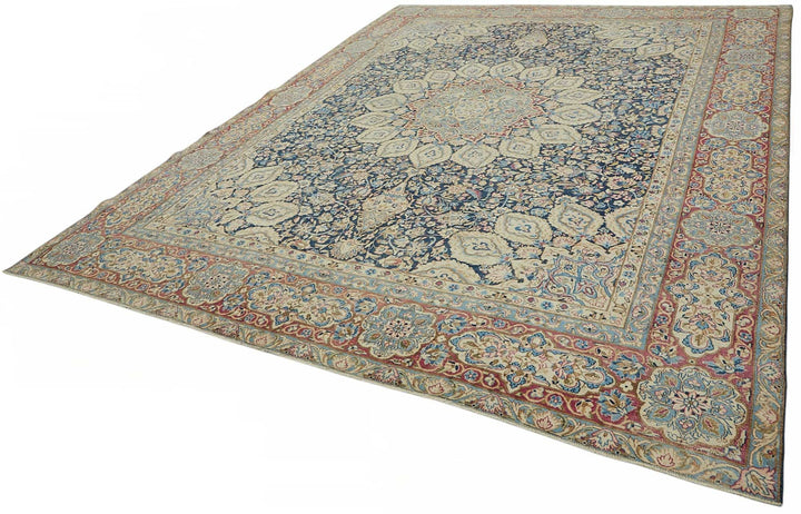 10x13 Beige Vintage Large Area Rug - 49230