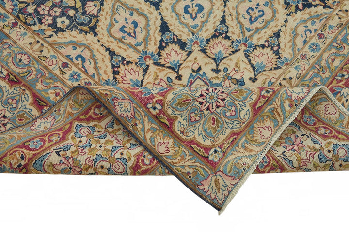 10x13 Beige Vintage Large Area Rug - 49230