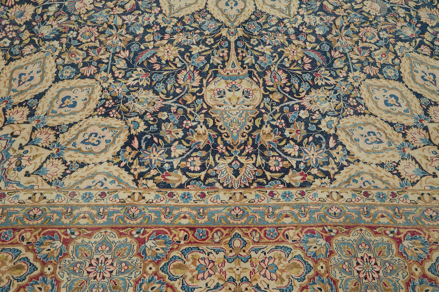 10x13 Beige Vintage Large Area Rug - 49230