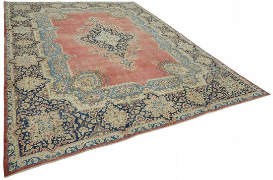 10x13 Beige Vintage Large Area Rug - 49232