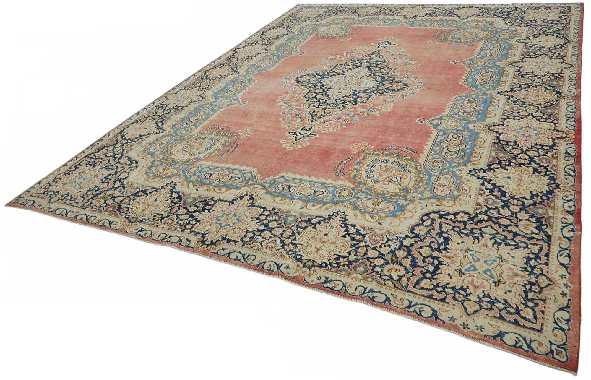 10x13 Beige Vintage Large Area Rug - 49232