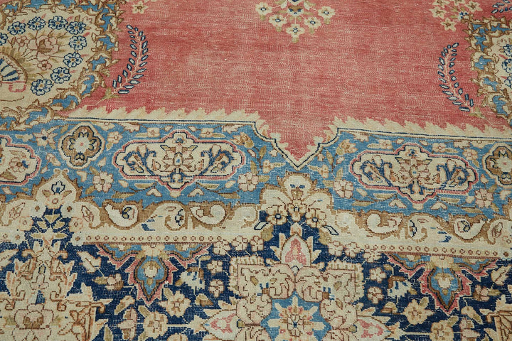 10x13 Beige Vintage Large Area Rug - 49232