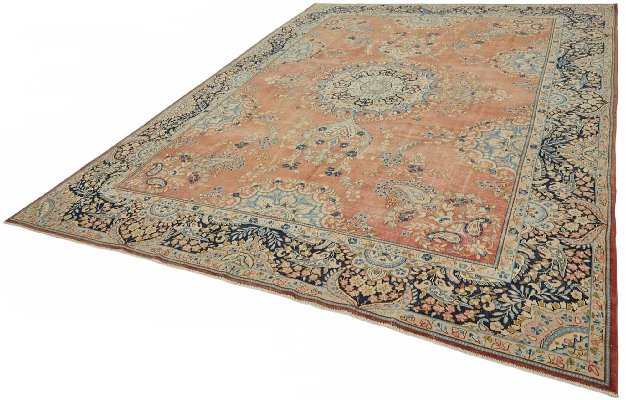 9x13 Beige Vintage Large Area Rug - 49233