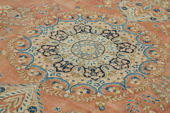 9x13 Beige Vintage Large Area Rug - 49233