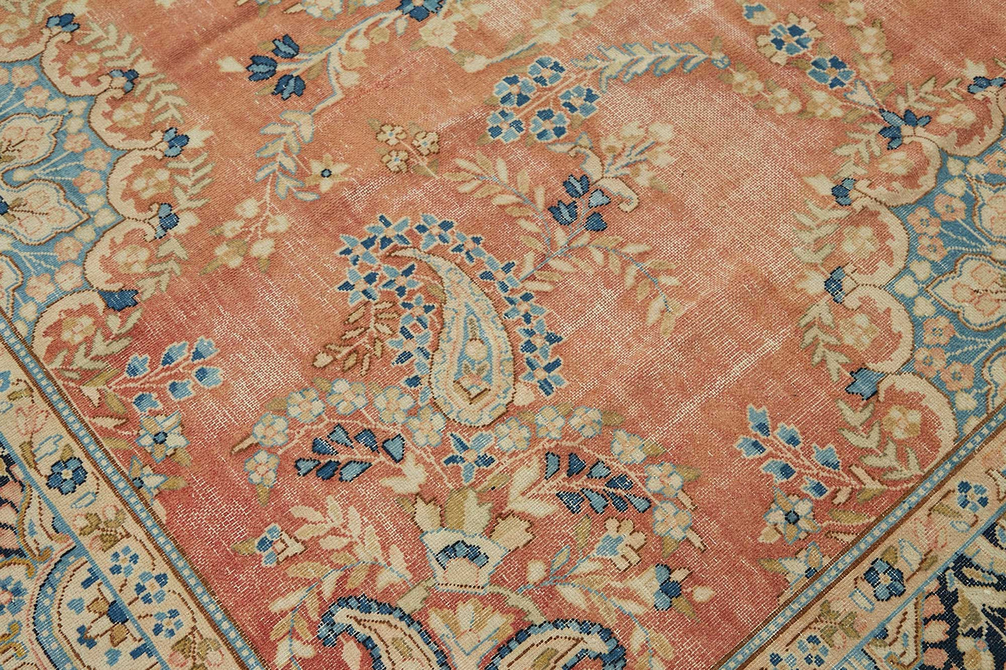 9x13 Beige Vintage Large Area Rug - 49233