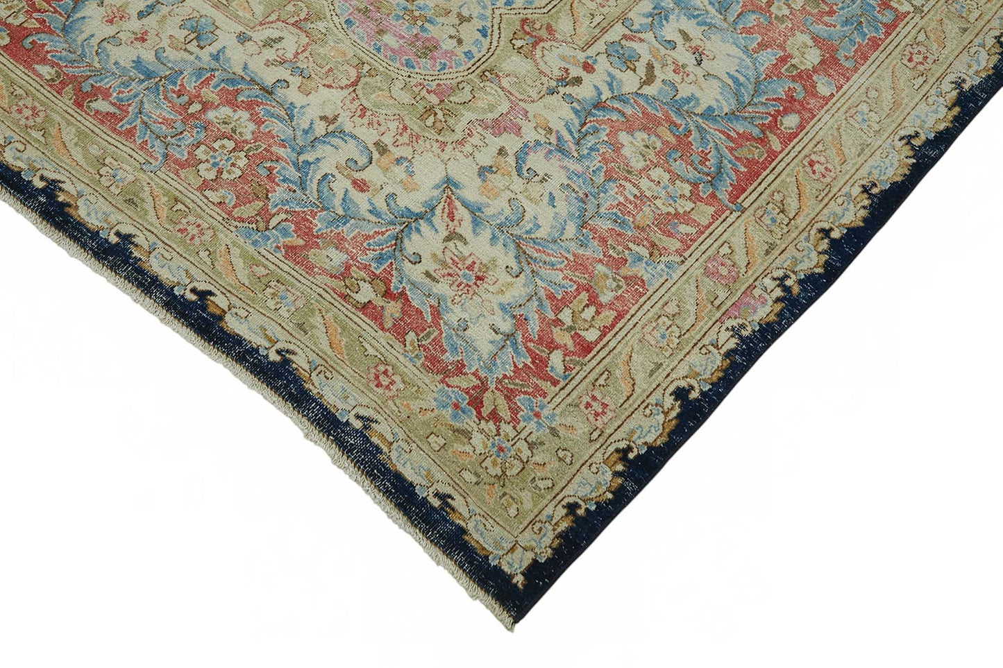 9x11 Beige Vintage Large Area Rug - 49234
