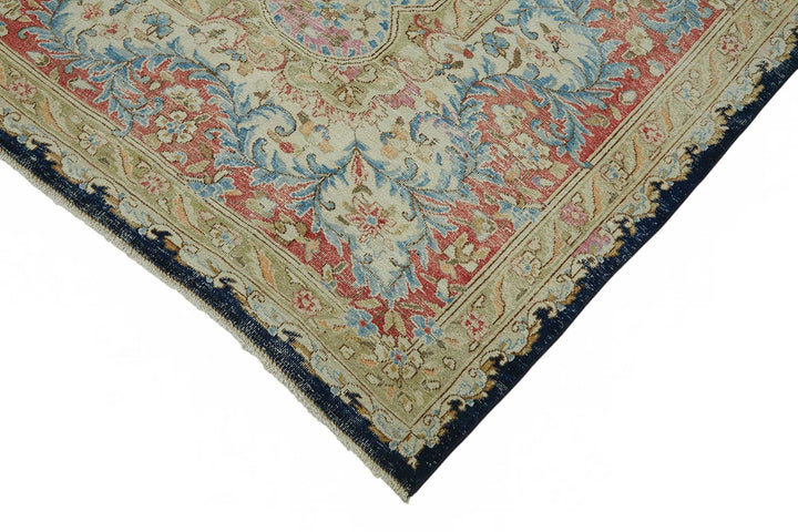 9x11 Beige Vintage Large Area Rug - 49234