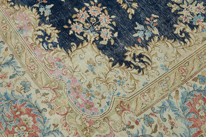 9x11 Beige Vintage Large Area Rug - 49234