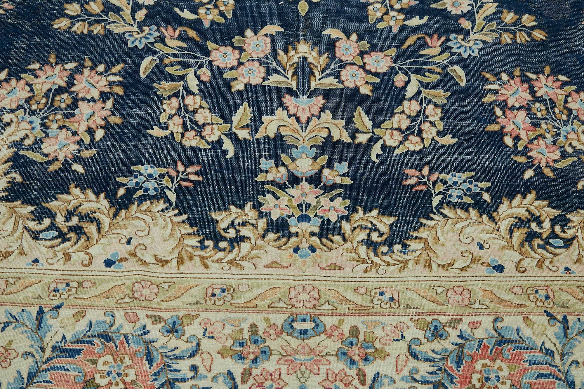 9x11 Beige Vintage Large Area Rug - 49234