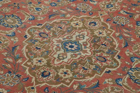 7x10 Beige Vintage Large Area Rug - 49235