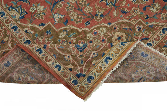 7x10 Beige Vintage Large Area Rug - 49235