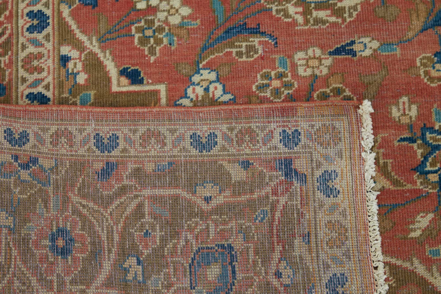 7x10 Beige Vintage Large Area Rug - 49235