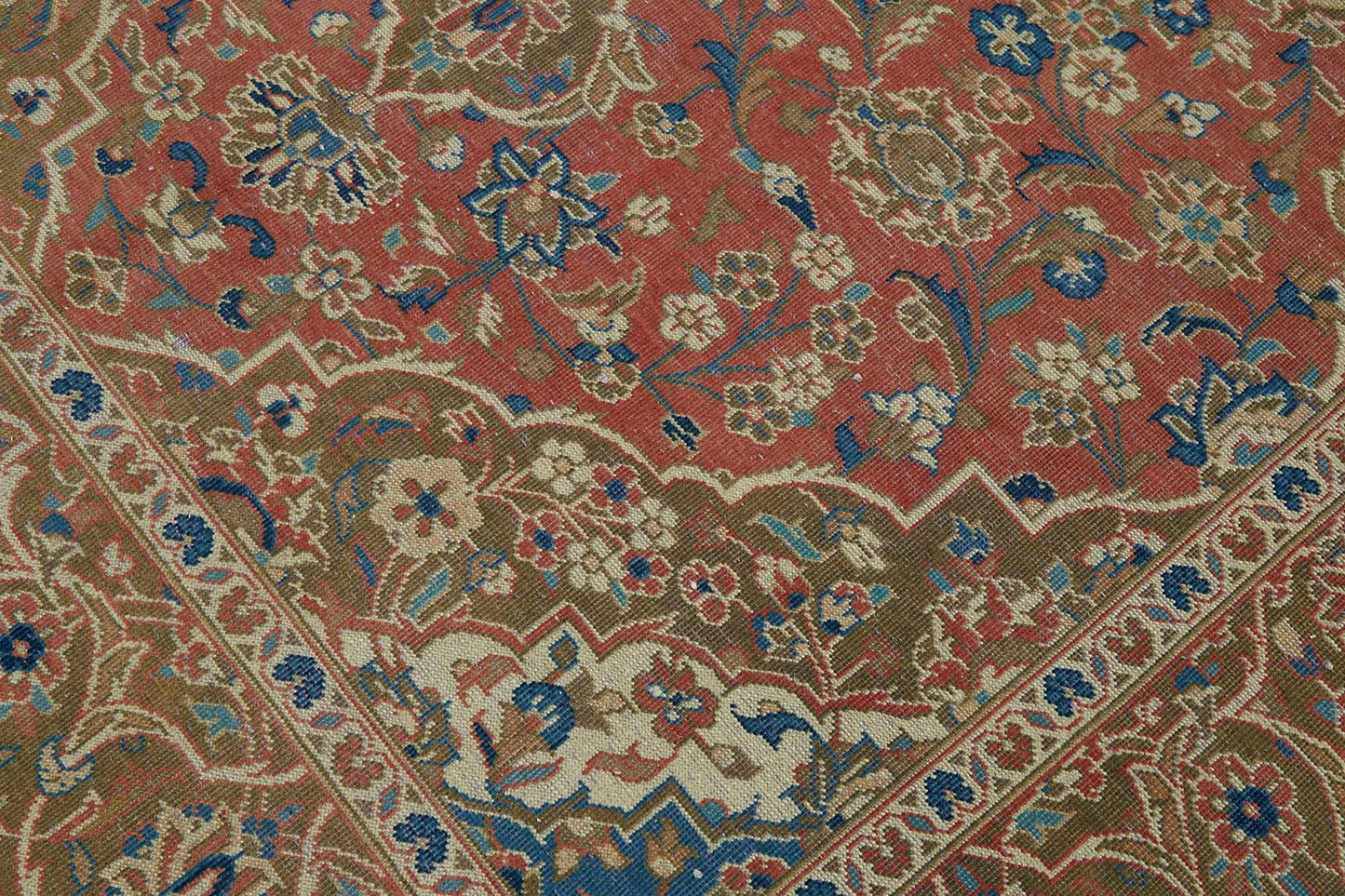 7x10 Beige Vintage Large Area Rug - 49235